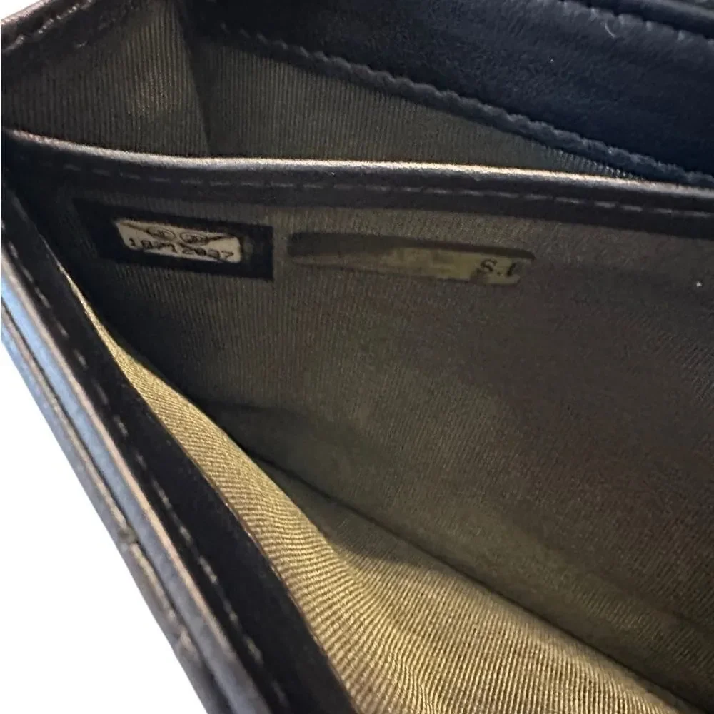 Chanel Black Quilted Leather Wallet